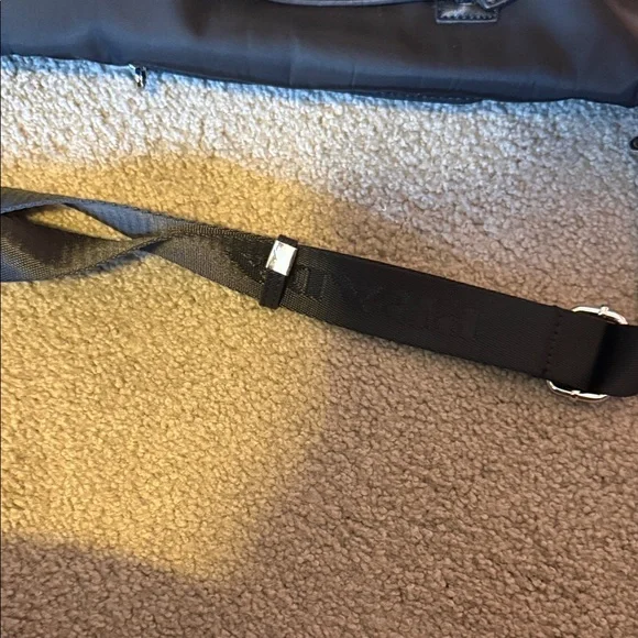 Black Leather belt Bag - Picture 3 of 4